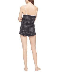Calvin Klein Cami & Shorts Sleep Set Allover Mini Ck+black Rainbow thumbnail 3