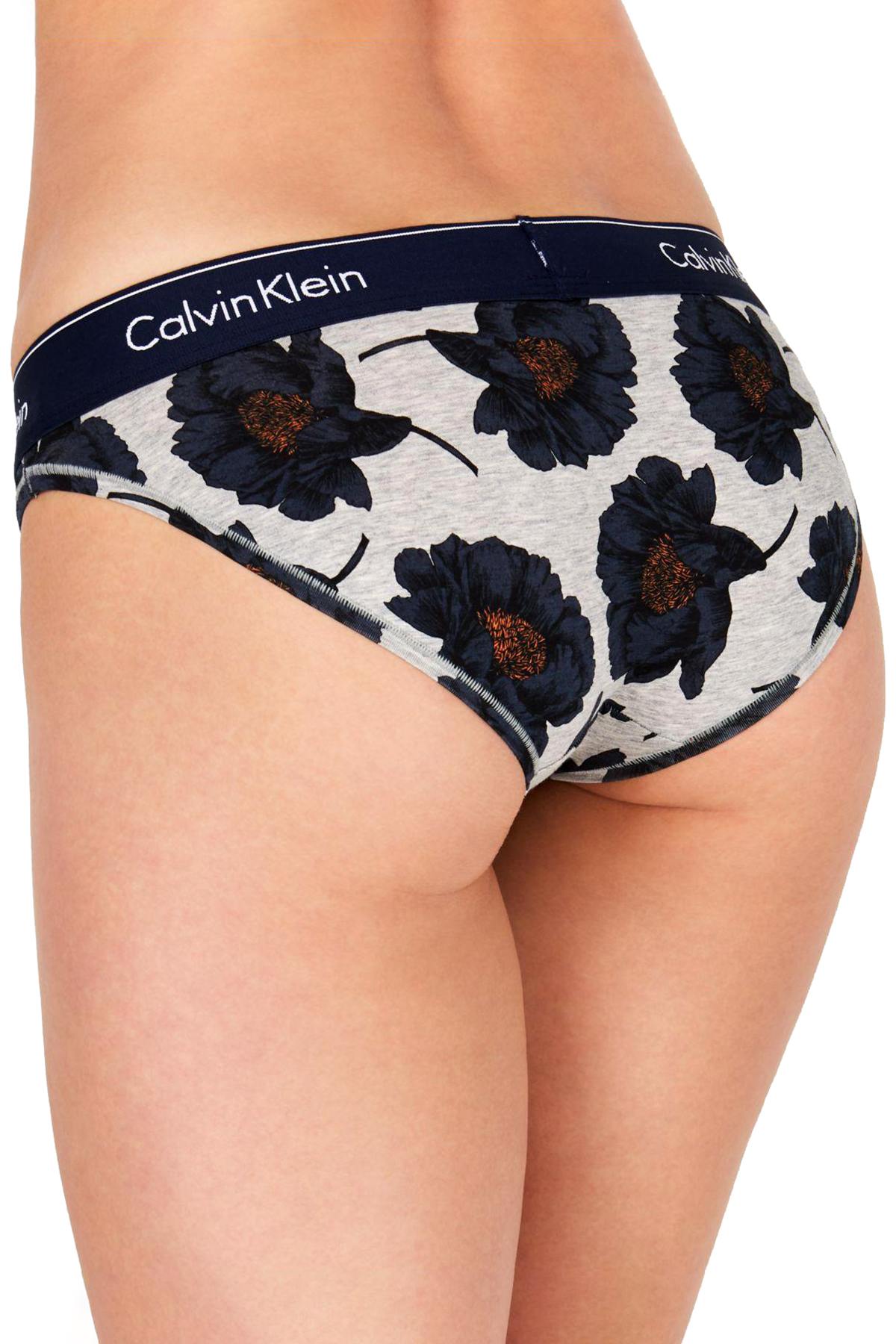 Calvin Klein Capture Floral Modern Cotton Logo Bikini Brief