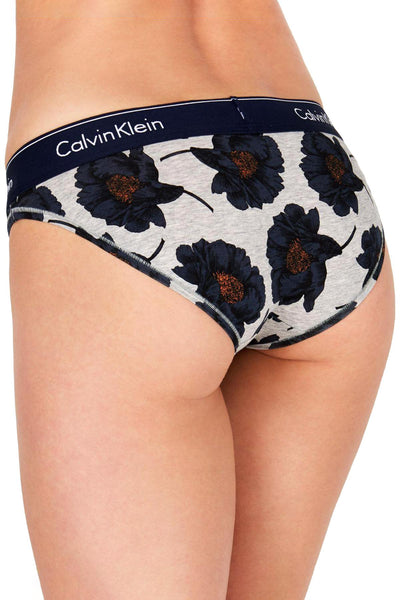 Calvin Klein Capture Floral Modern Cotton Logo Bikini Brief