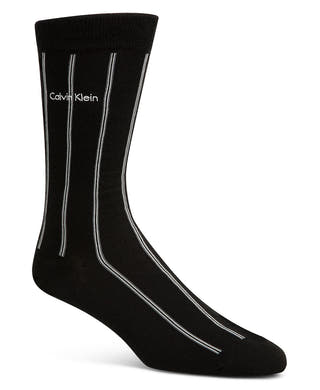 Calvin Klein Chalk Stripe Socks Black/white