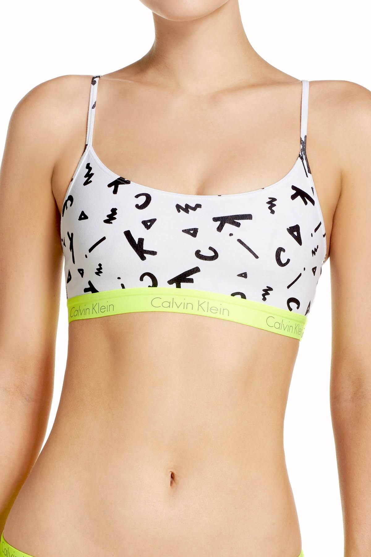 Calvin Klein Chaotic Logo Bralette