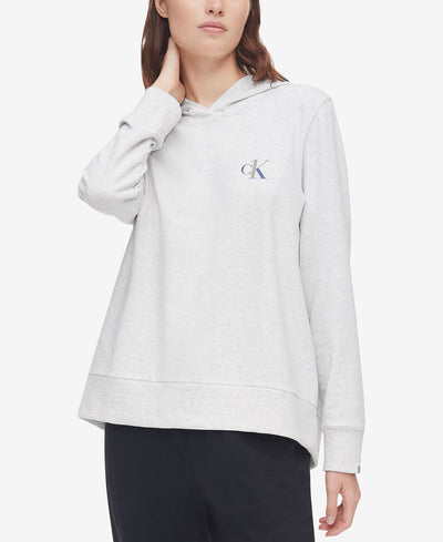 Calvin Klein Ck One Plus French Terry Lounge Hoodie Snow Heather
