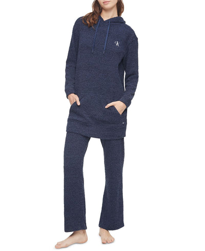 Calvin Klein Ck One Plush Lounge Sleep Pant Blue Shadow