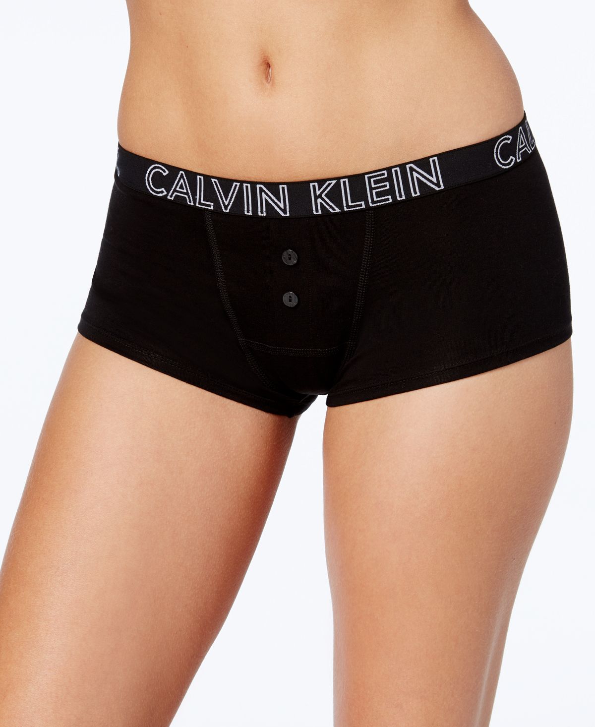 Calvin Klein Ck Ultimate Cotton Boyshort Qd3639 Black