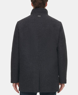 Calvin Klein Classic Wool Overcoat Charcoal thumbnail 3