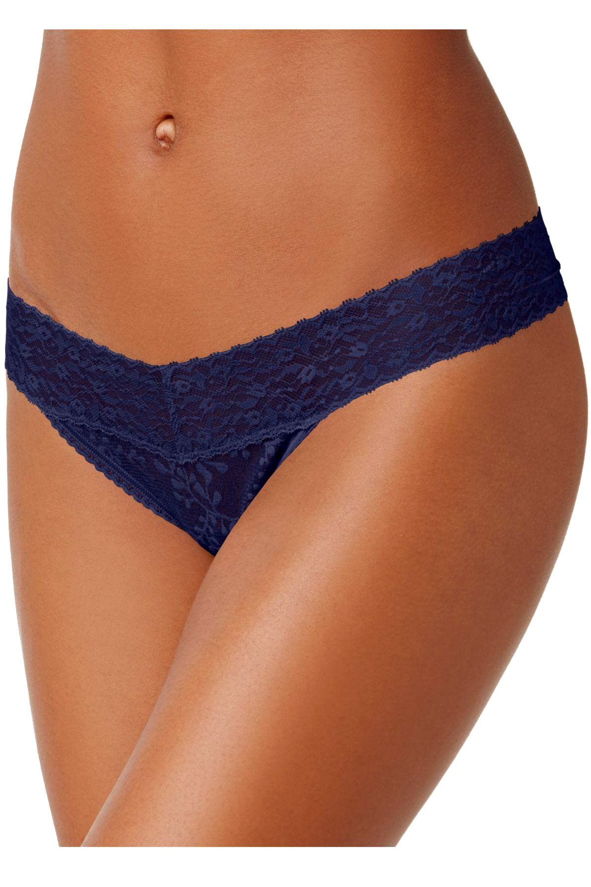 Calvin Klein Coastal-Blue Bare Lace Thong