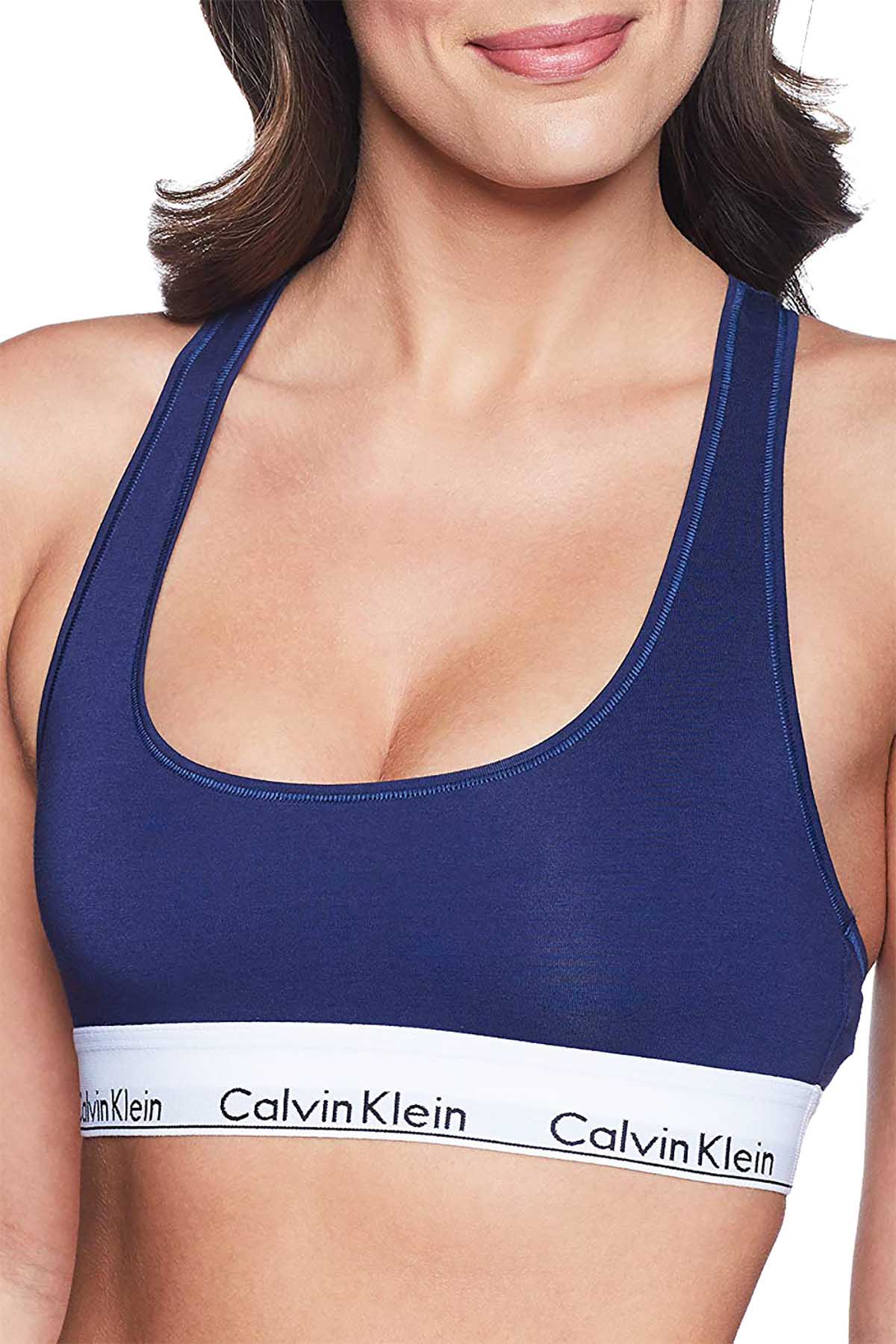 Calvin Klein Coastal Blue Modern Cotton Bralette – CheapUndies