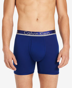 Calvin Klein Comfort Microfiber Boxer Brief 3 Pack Black/Indigo/Deep Navy thumbnail 2