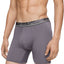 Calvin Klein Comfort Microfiber Boxer Brief 3 Pack Shoreline, Black, Cement