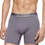 Calvin Klein Comfort Microfiber Boxer Brief 3 Pack Shoreline, Black, Cement