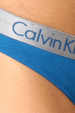 Calvin Klein Commodore-Blue Radiant Cotton Bikini thumbnail 3