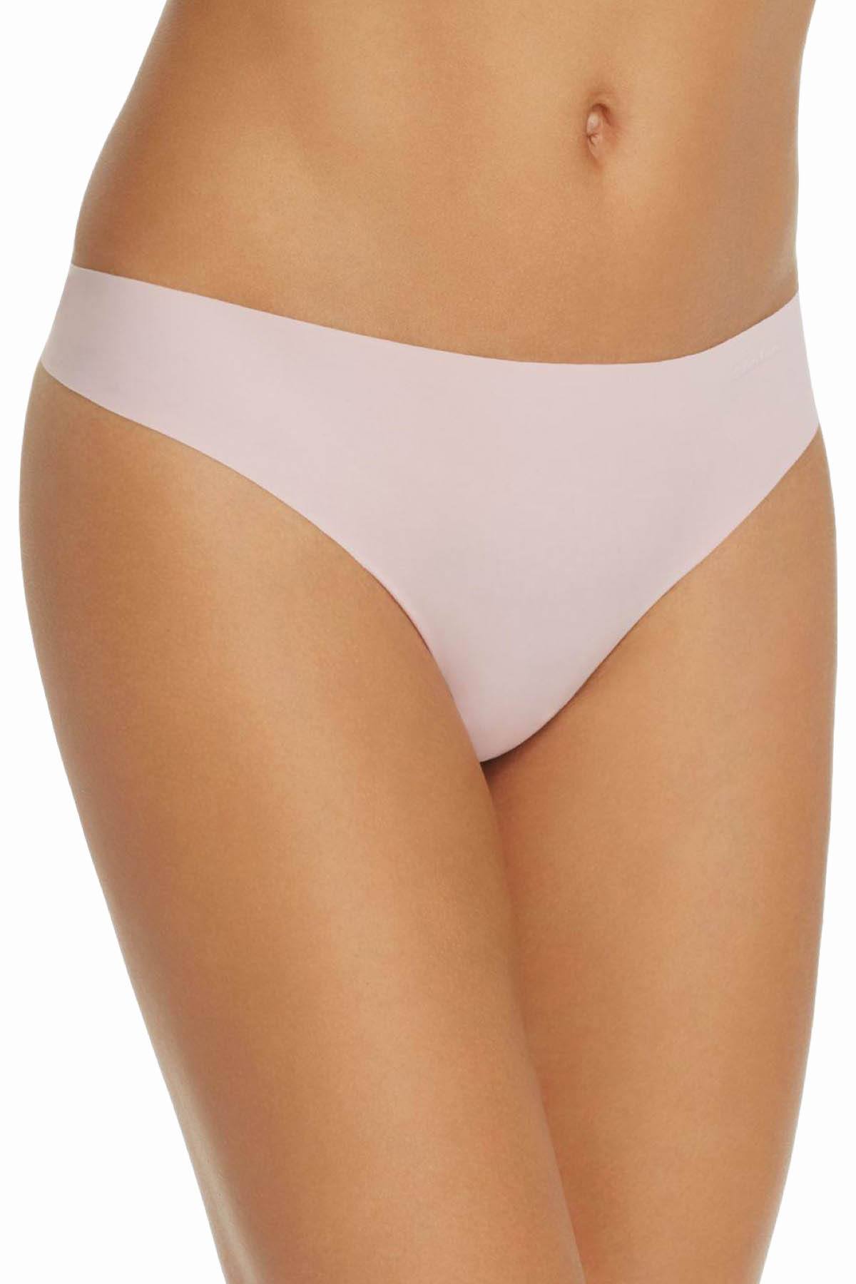 Calvin Klein Connected-Pink Invisibles Thong
