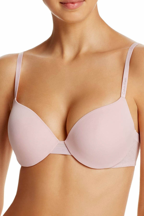 Calvin Klein Connected-Pink Sculpted Lightly-Lined Demi Bra