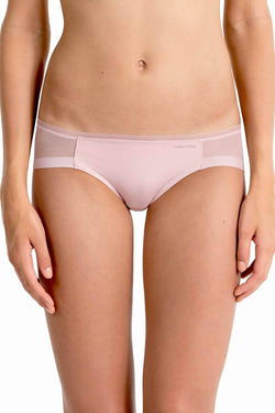 Calvin Klein Connected-Pink Sculpted Mesh-Panel Bikini Brief thumbnail 2