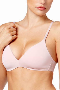 Calvin Klein Connected-Pink Sculpted Wireless Triangle Bralette thumbnail 3