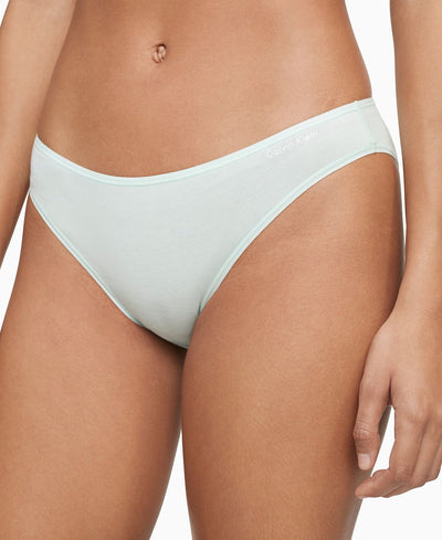 Calvin Klein Cotton Form Bikini Underwear Qd3644 Aqua Luster