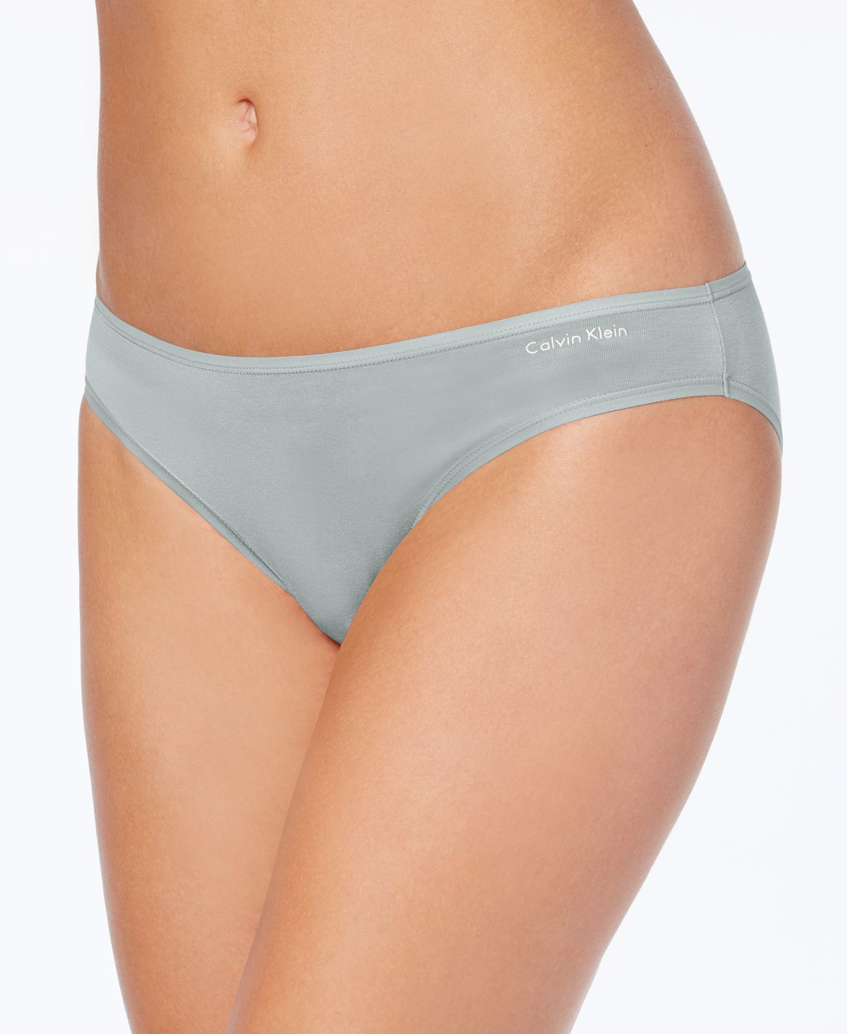 Calvin Klein Cotton Form Bikini Underwear Qd3644 Jet Grey