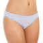 Calvin Klein Cotton Form Bikini Underwear Qd3644 Marching Stripe Flint Grey