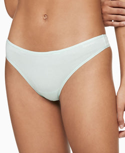 Calvin Klein Cotton Form Thong Underwear Qd3643 Aqua Luster thumbnail 1