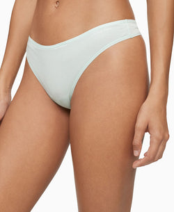 Calvin Klein Cotton Form Thong Underwear Qd3643 Aqua Luster thumbnail 3