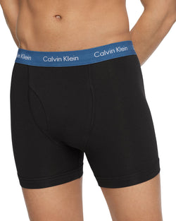 Calvin Klein Cotton Stretch Boxer Briefs Pack Of 3 Black/Gray/Pink/Blue thumbnail 2