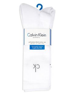 Calvin Klein Crew Socks Pack Of 4 White thumbnail 2