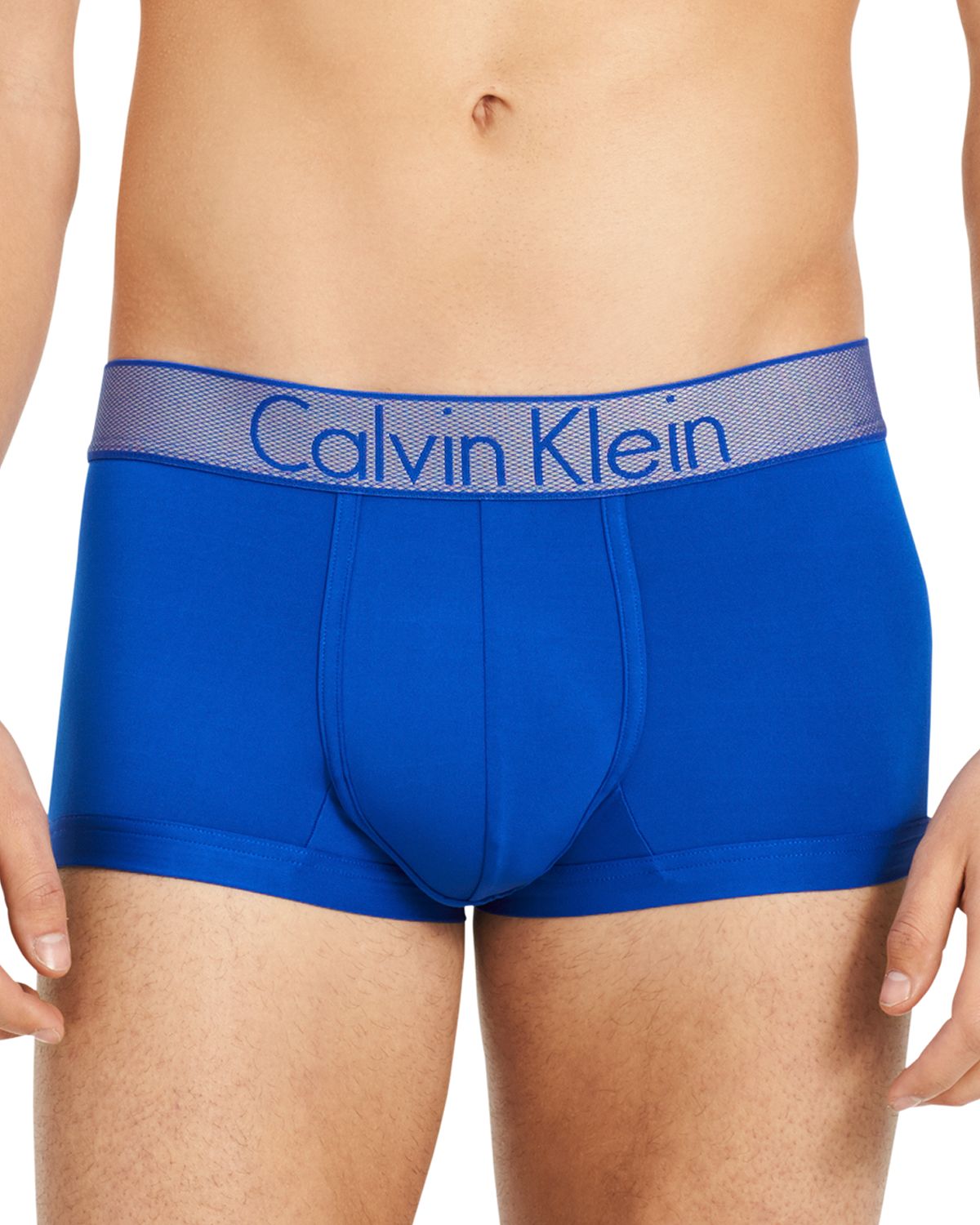 Calvin Klein Customized Stretch Low-rise Trunks Muscari Blue