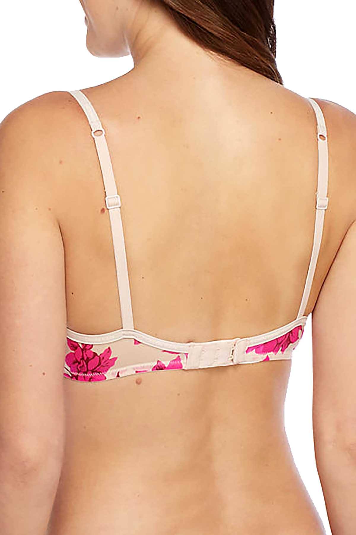 Calvin Klein Darling-Rose Sheer Marquisette Lightly-Lined Demi Bra