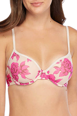 Calvin Klein Darling-Rose Sheer Marquisette Lightly-Lined Demi Bra thumbnail 1