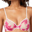 Calvin Klein Darling-Rose Sheer Marquisette Unlined Underwire Demi Bra