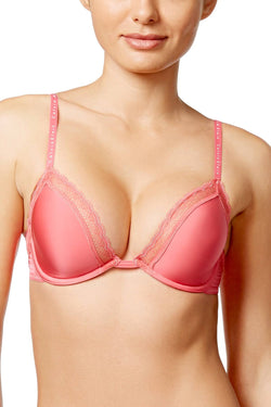 Calvin Klein Desert-Sunset Signature Lace-Trim Bra thumbnail 1