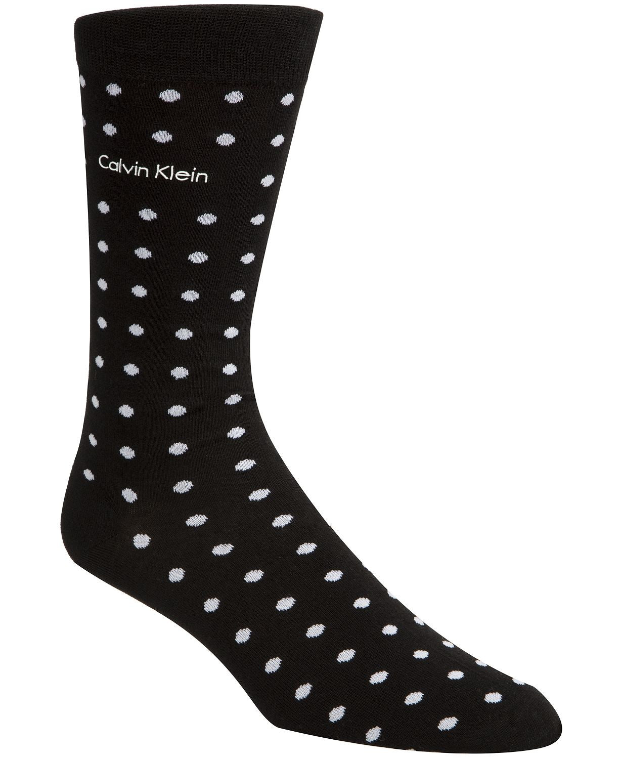 Calvin Klein Dot Dress Socks Black/white
