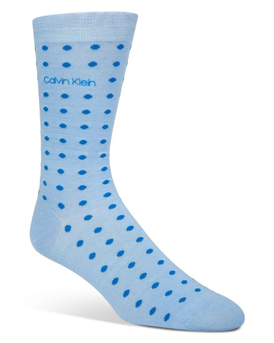Calvin Klein Dot Socks Cornflower Blue