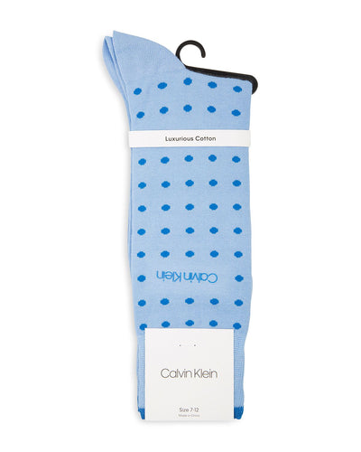 Calvin Klein Dot Socks Cornflower Blue