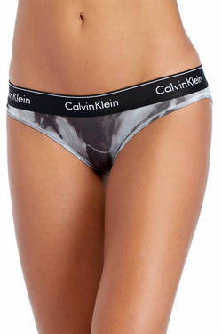 Calvin Klein Dye-Print Modern Cotton Bikini Brief thumbnail 1