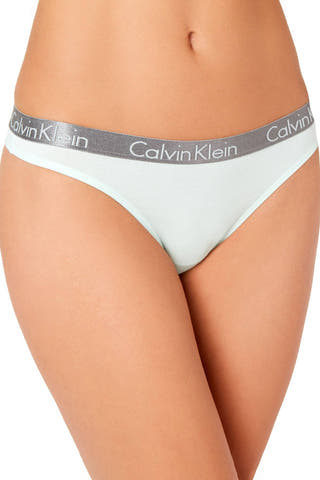 Calvin Klein Elysian Green Radiant Cotton Thong