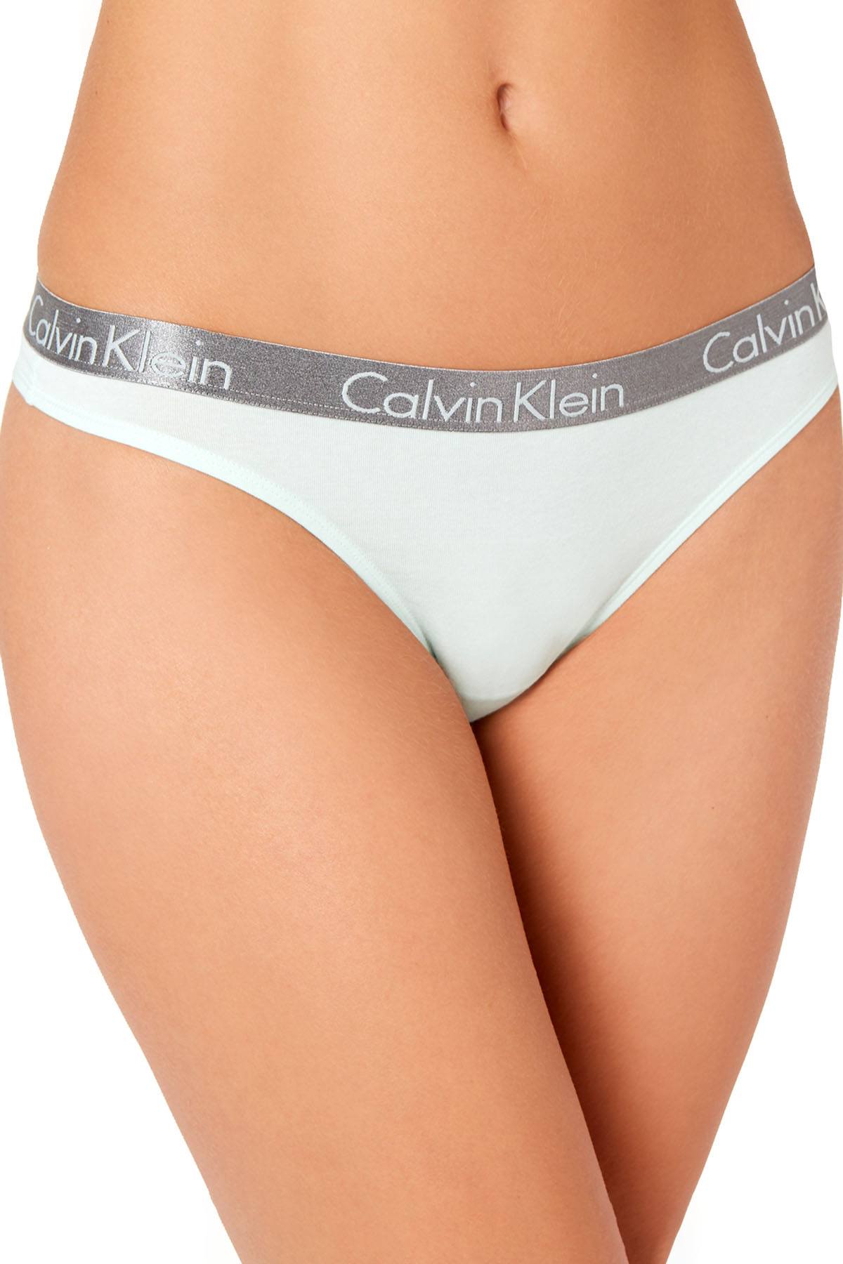 Calvin Klein Elysian Green Radiant Cotton Thong