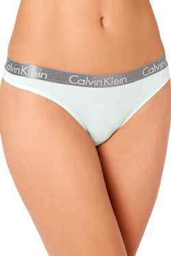 Calvin Klein Elysian Green Radiant Cotton Thong thumbnail 1