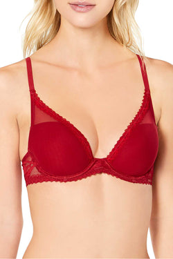 Calvin Klein Ember Blaze Lightly Lined Memory Foam Plunge Bra thumbnail 1
