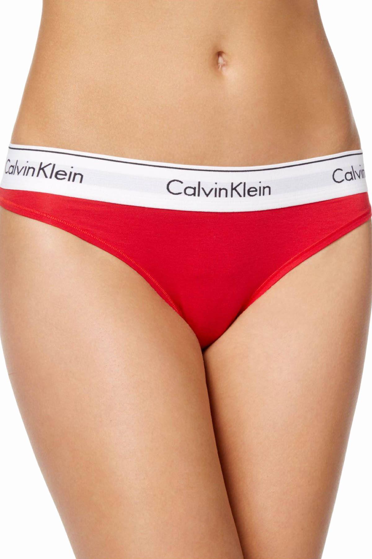 Calvin Klein Empower-Red Modern Cotton Bikini Brief