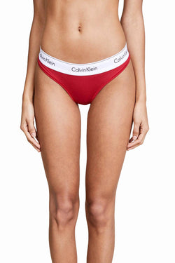 Calvin Klein Empower-Red Modern Cotton Thong thumbnail 3
