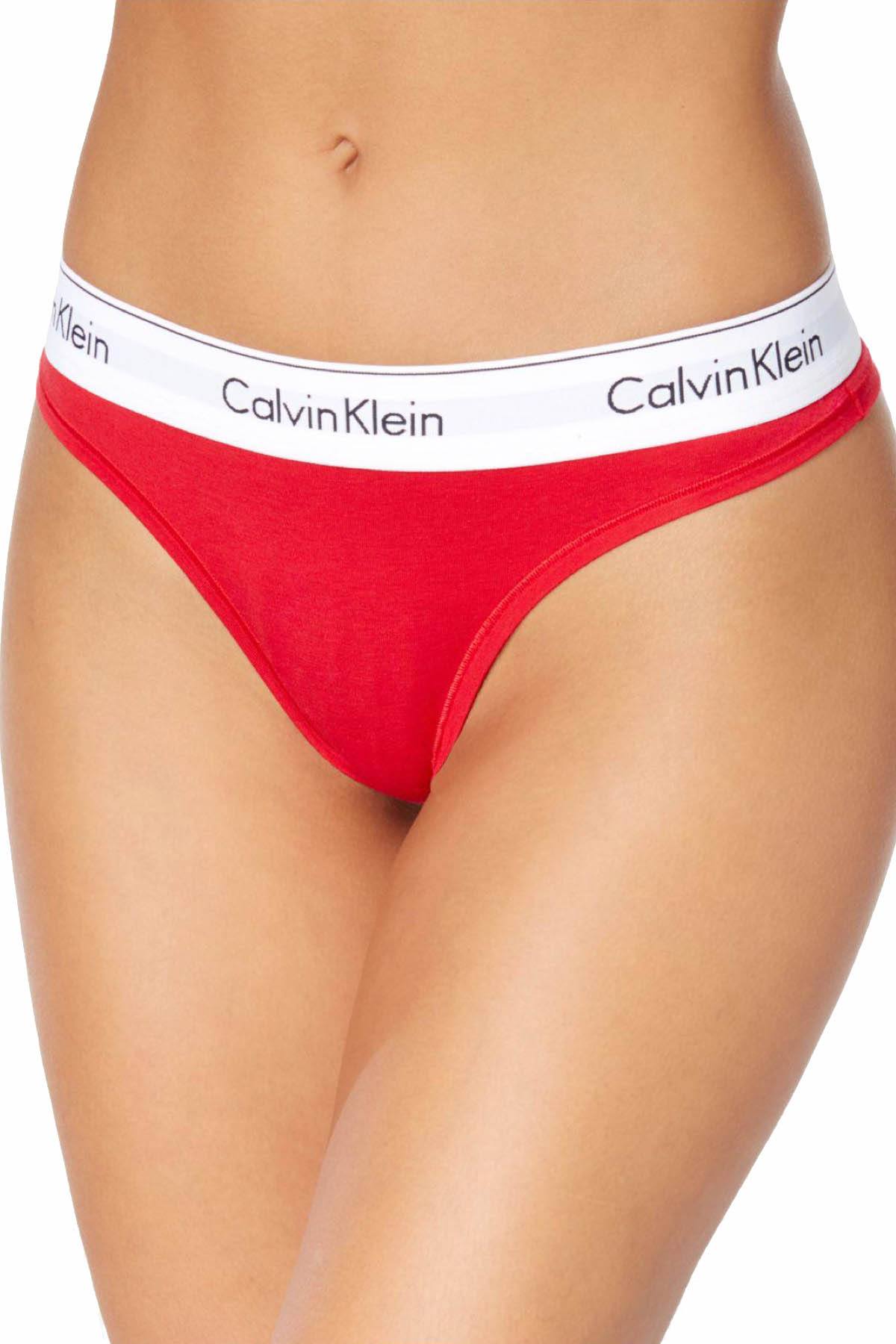 Calvin Klein Empower-Red Modern Cotton Thong