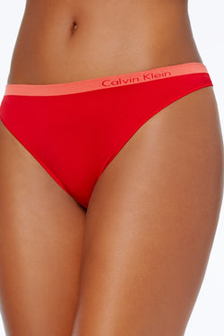Calvin Klein Empower-Red Pure Seamless Thong thumbnail 1