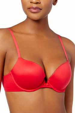 Calvin Klein Empower-Red Push-Up Plunge Bra thumbnail 1