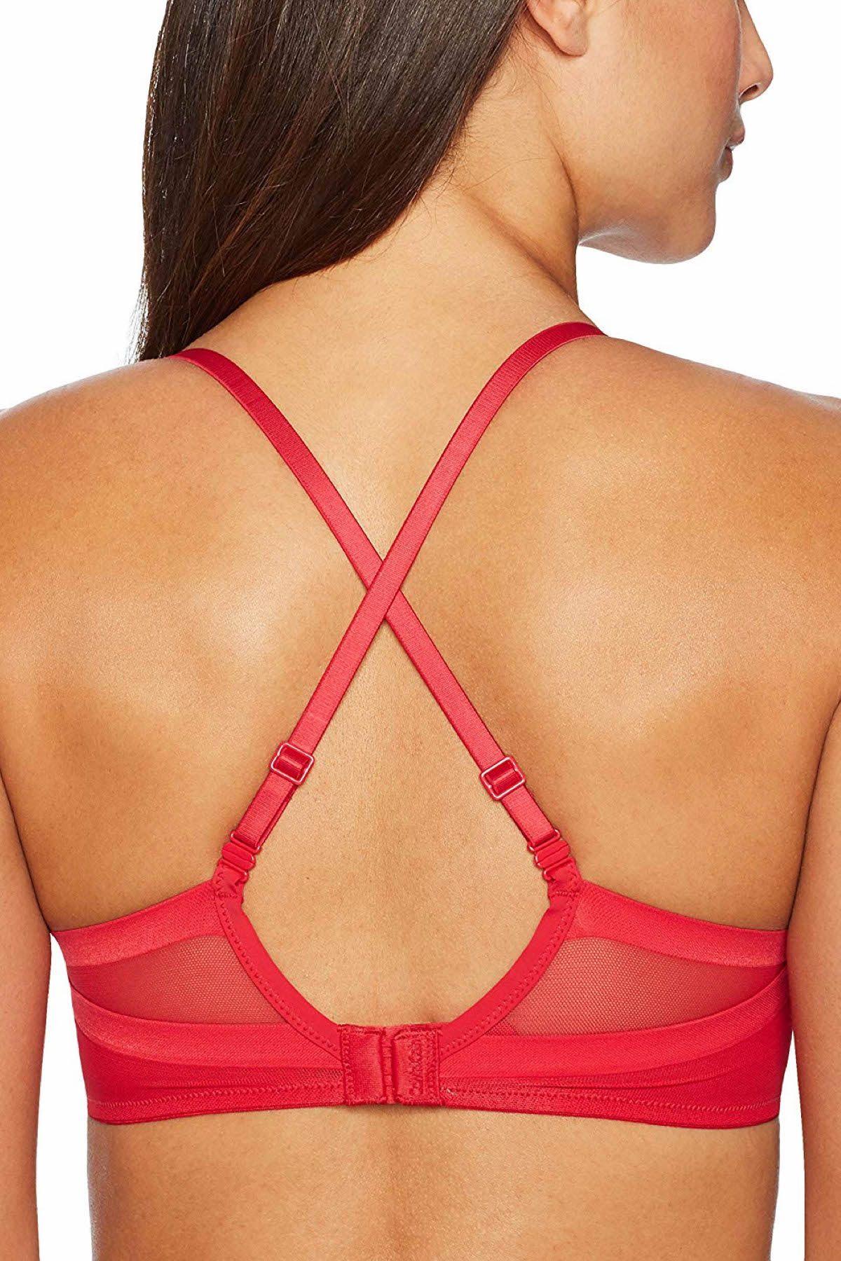 Calvin Klein Empower-Red Sculpted Lightly-Lined Demi Bra