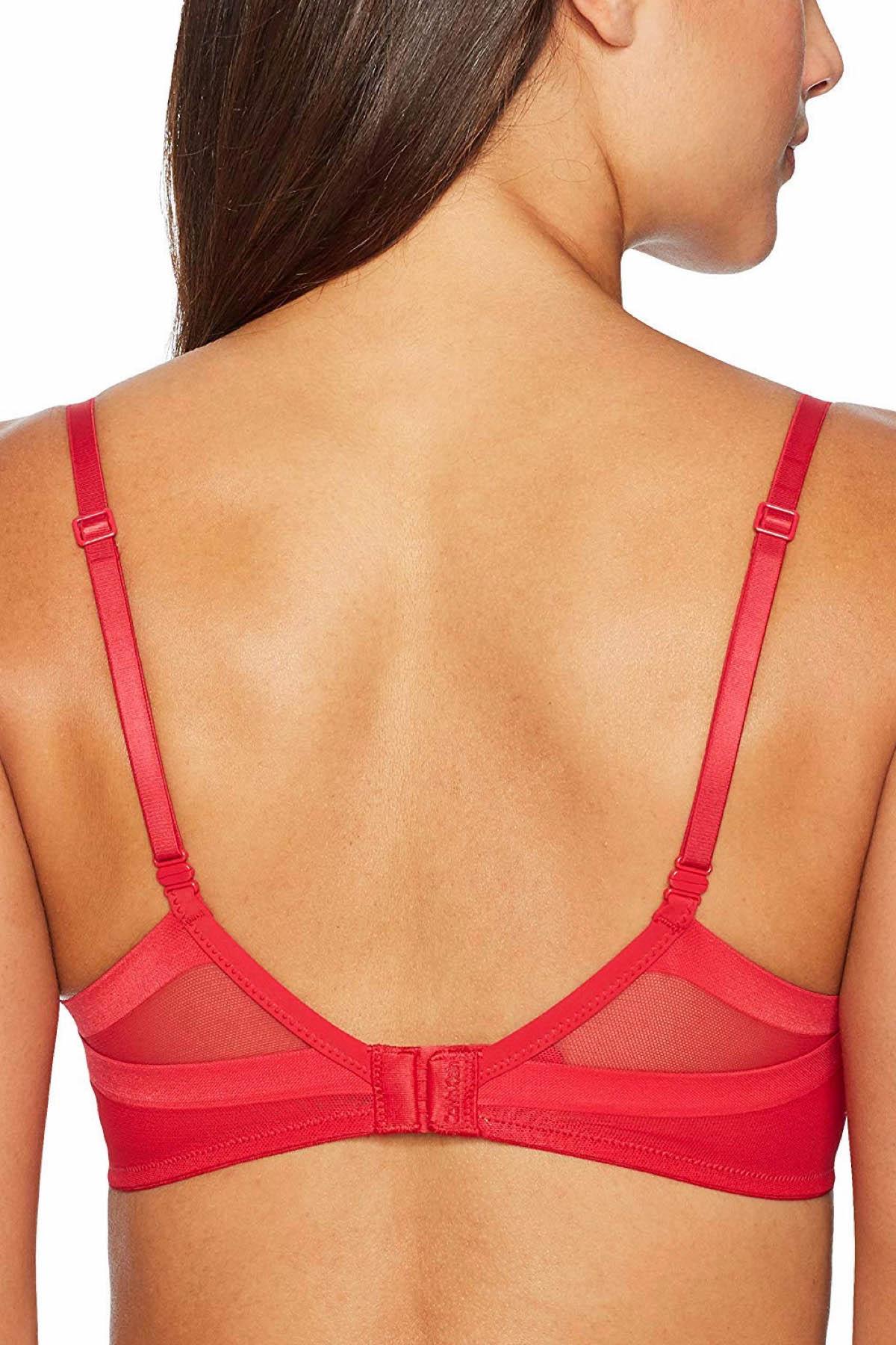 Calvin Klein Empower-Red Sculpted Lightly-Lined Demi Bra