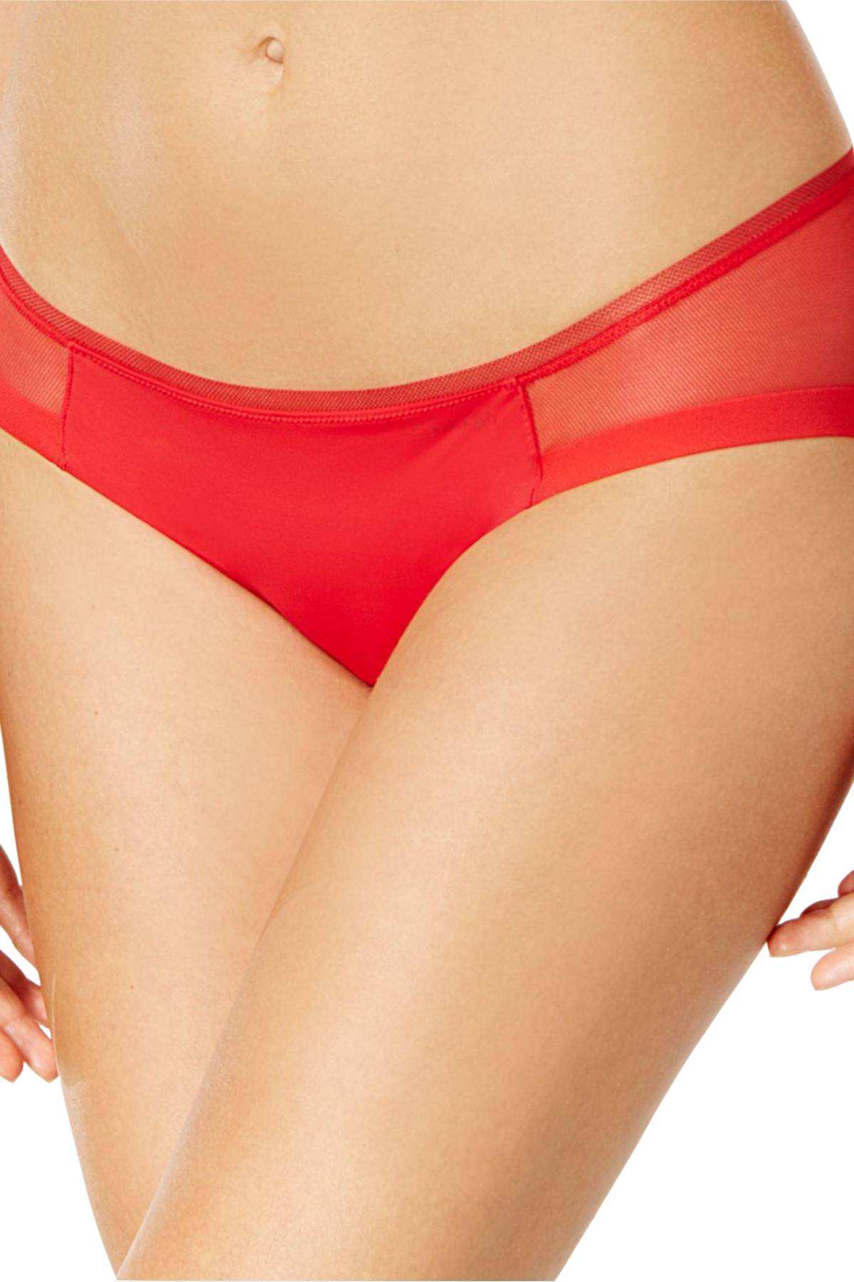 Calvin Klein Empower-Red Sculpted Mesh-Panel Bikini Brief