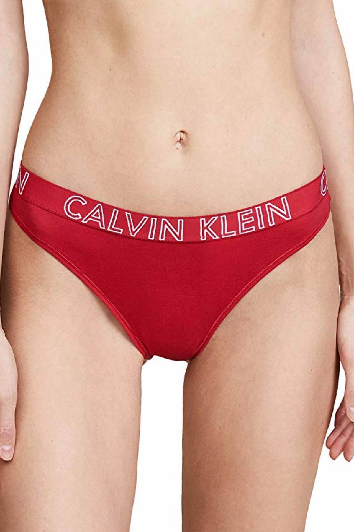 Calvin Klein Empower-Red Ultimate Logo-Waist Thong
