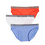 Calvin Klein Ephemeral/White/Vibration Radiant Cotton Bikini 3-Pack