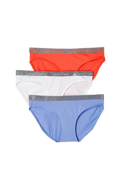 Calvin Klein Ephemeral/White/Vibration Radiant Cotton Bikini 3-Pack thumbnail 1